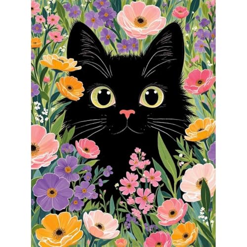 Animal Cat Stamped Cross Stitch Kits for Beginners,Flower Needlepoint Counted Cross Stitch Kits for Adults,Easy Prestamped Boy Pattern Needlepoint Kit Crafts for Home Decor Gifts 12x16 inches - color: Cross Stitch Kits0925-9