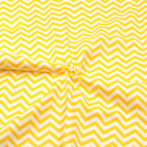 Yellow Print Cotton Fabric Fat Quarter Bundles - Quilting Fabric Material for Sewing, Patchwork Quilt, Apparel, Bags, Upholstery, and Crafts, 7 pcs 15.7" x 19.7" Pre Cut - color: Bright Yellow