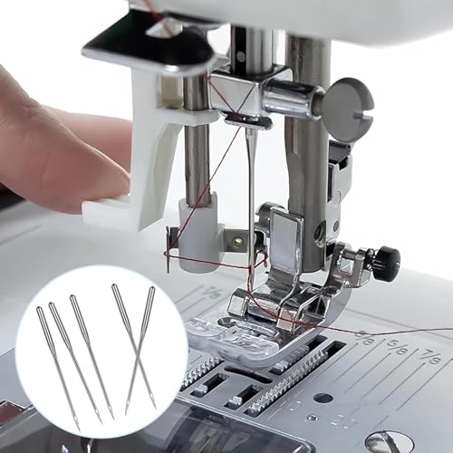 40 PCS Universal Regular Sewing Machine Needles, Size 75/11 90/14 Sewing Machine Needles for Light Fabric Embroidery Jeans - style: Size 11/14 40pcs