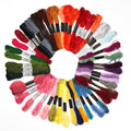 Friendship Bracelet String 36 Rainbow Color Skeins, Embroidery Floss Cross Stitch Embroidery Thread Floss Bracelet Making Yarn, Craft Floss - color: 36 Color