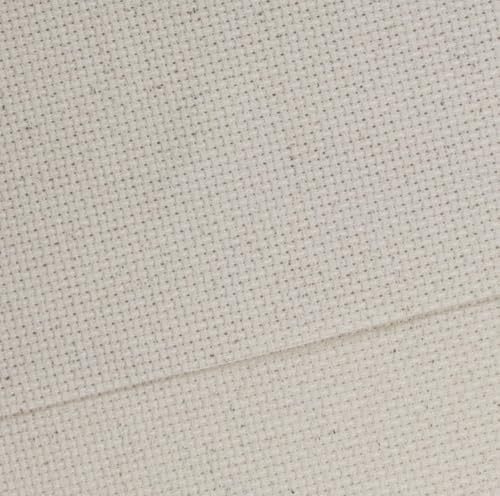 KCS 59" x one Yard (93cmx149cm) 14 Count Cotton Aida Cloth Cross Stitch Fabric (Oatmeal) - color: Oatmeal