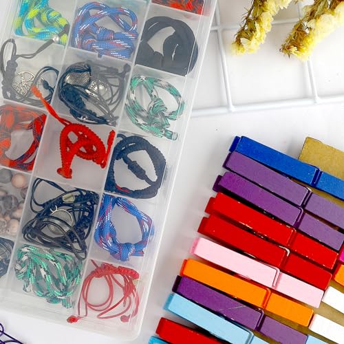 OALCQ 36 Grids Bead Organizer Box Tackle Box Organizers and Storage Rock Collection Boxes Plastic Organizer Boxes - size: 36 grids