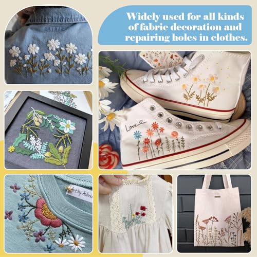 HKC 24PCS 8.3"x11.7" Sticky Water Soluble Embroidery Stabilizer Printable