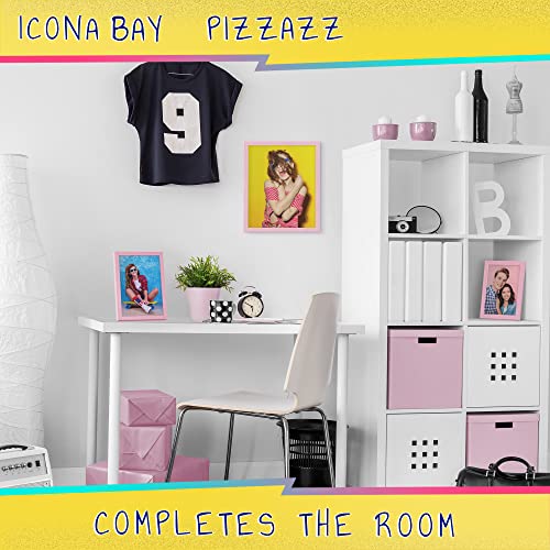 Icona Bay 4x6 Pastel Pink Picture Frame - Solid Wood, Pizzazz Collection - color: Pastel Pink, size: 4x6