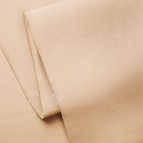 Craftido-19 Options-100% Cotton Fabric by The Yard in Solid Color 44”Wide by 3yd (9 ft) -Medium Weight 5.2 oz-Soft Cotton for Quilting, Sewing, Crafts, Binding, Backing and Lining - Beige - color: Beige