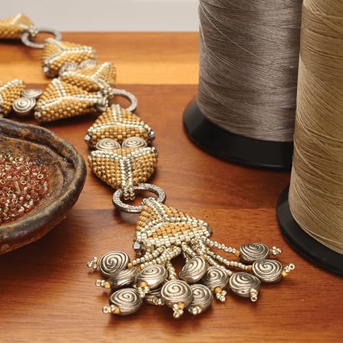 The Beadsmith Nymo Thread, Made of Nylon - color: Ash, size: Size D, 1584 Yards