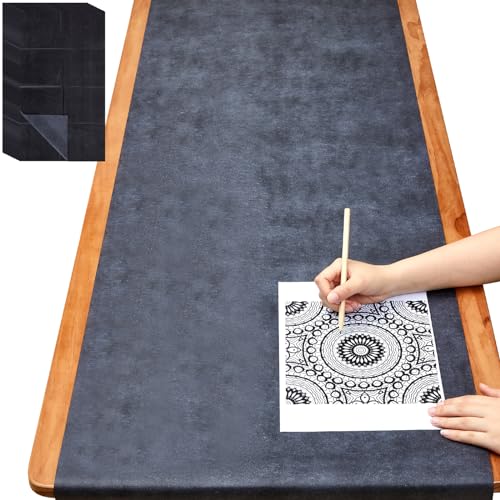 Dinifee 5 Sheets Large Carbon Paper for Tracing 20.3 x 47 Inch, Black - size: 20.3 x 47 Inch
