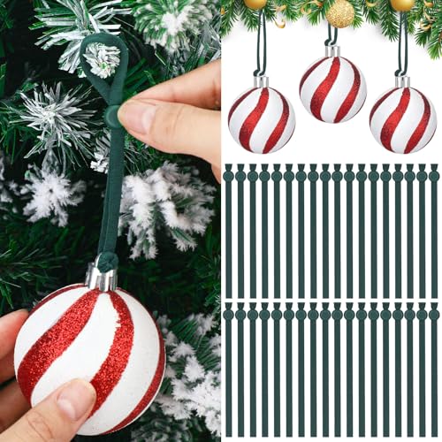 Daifunli 36 Pcs Christmas Adjustable Decoration Hooks, Green - color: Green