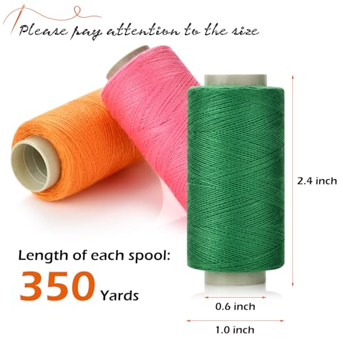 12 Color Sewing Thread Kit, Needle and Polyester Threads Small kit, with Needle Threader for Hand & Machine, DIY and Home