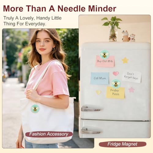 YUOROS Needle Minder Magnet for Embroidery - color: Bee