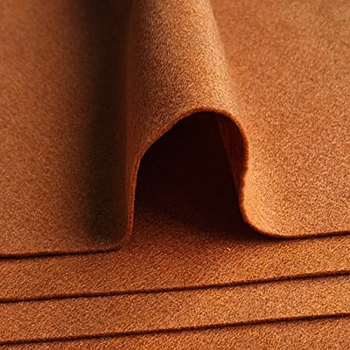 Jtnohx Color Felt Fabric Soft Felt Sheets for Crafts Light Brown 20Pc 1.4mm - color: Light Brown