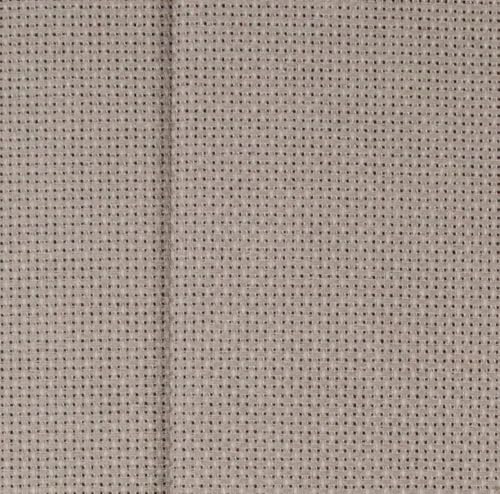KCS 12" x 59" (30cmx 149cm) 18CT Counted Cotton Aida Cloth Cross Stitch Fabric (Coffee) - color: Coffee