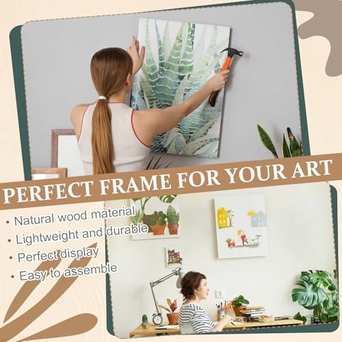 DoubleFill 3 Pack Canvas Stretcher Bars, 16x20 in, Wood Frame Kit - size: 16x20 Inch