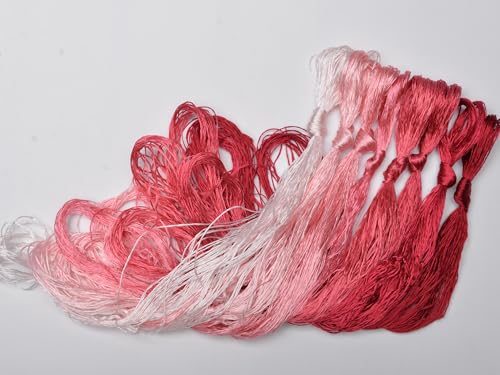 100% Mulberry Silk Embroidery Thread 8 Colors 110m Each (35) - color: 35