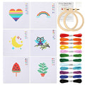 Pllieay Cross Stitch Beginner Kit for Kids 7-13 for Crafts, Christmas Gift