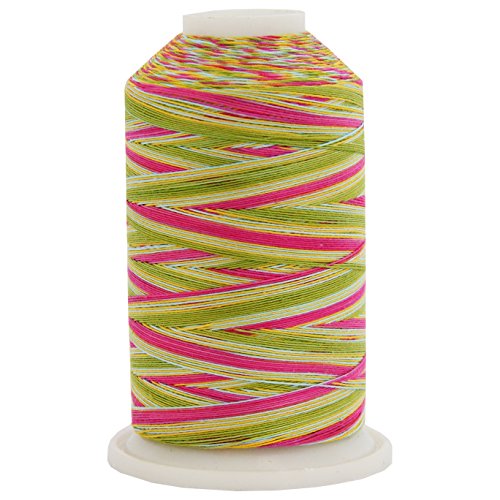 ThreadArt Multicolor Cotton Thread, 600M 40/3, Lollipop 2651 - color: Lollipop