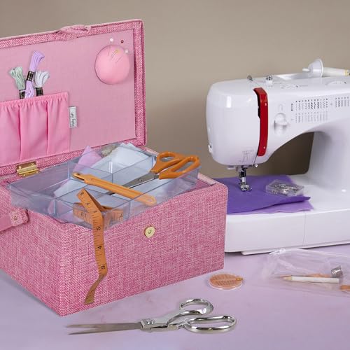 Hobby Gift Medium Sewing Box Organiser - color: Cherries