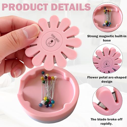 Hinbkenla Thread Cutter Quilting Snips Magnetic Pink