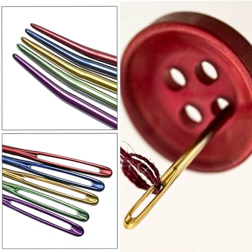 10Pcs Yarn Needles - Bent Tapestry Needles for Crochet, Wool & Weaving