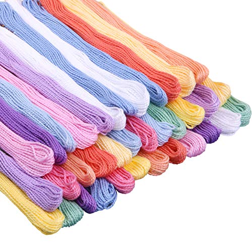 Embroidery Thread Friendship Bracelet String Cross Stitch Threads - color: 36 Colors 10 PCS