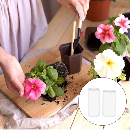 14 Pcs Silicone Finger Protectors, Waterproof Gel Thumb Small Finger Cot Protectors Stall Fingers Covers Shields Provide Relief for Fingers Cracking, Writing, Wounds (2 Size, White)