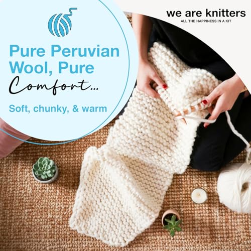 We Are Knitters Osiris Snood Kit | Beginner Crochet Gift Kit | Easy Warm Winter Snood | Stylish DIY Handmade Accessory Set Cozy Relaxing Craft GiftPro - color: Burnt Orange