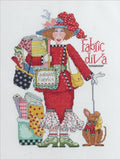 Bucilla Alma Lynne Counted Cross Stitch Kit, 7-3/4-Inch by 11-Inch, Fabric Diva