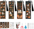 4 Pcs Fall Cross Stitch Bookmark Kit for Adult Beginners Cross Stitch Kits - color: Cross stitch bookmark-20