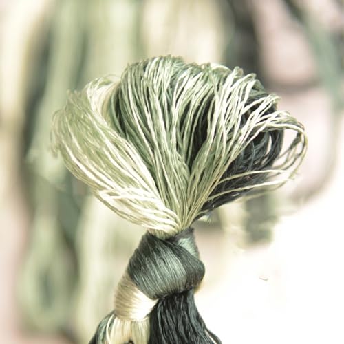 100% Mulberry Silk Embroidery Thread 9 Colors 110m Each (43) - color: 43