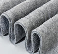 Soft Felt Fabric Sheets 1.6mm Thick Sewing Patwork Material Large Craft Felt Roll Fabric by The Yard (Hemp Grey, 18"X 36" Inches) - color: Hemp Grey, size: 18"X 36" Inches