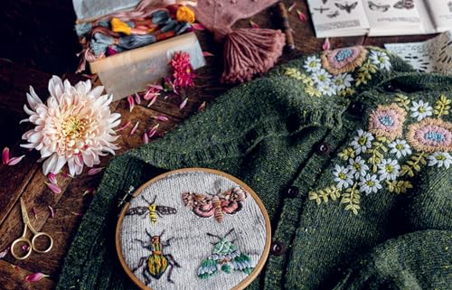 Embroidery on Knits: 18 Nature-Inspired Templates for Stitching on Wool