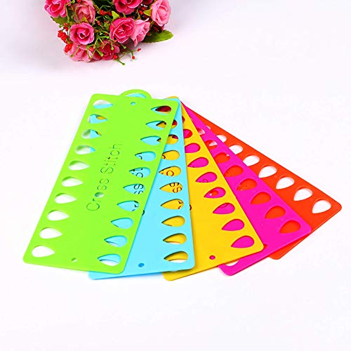 5 Pack Embroidery Floss Organizer 20 Positions Cross Stitch Thread Holder