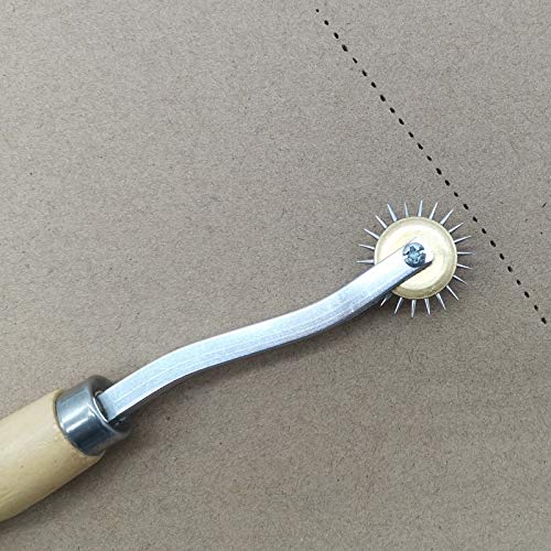 RONYOUNG 4PCS 4mm Sewing tracing Wheel for Sewing Patterns, Pounce Wheel, Perforation Cutter, Overstitch Wheel, Paper Perforator Tracing Wheel Sewing, Rotary Perforator, Pounce Wheels