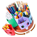 GAMENOTE Rotating Art Supply Organizer, Lazy Susan Caddy, Small - size: Small, 8"d x 5"h