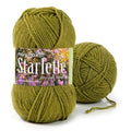Mary Maxim Starlette Yarn, Soft Acrylic Yarn, 3.5 OZ, 180 Yards, Dark Lime - color: Dark Lime
