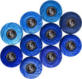 Crochet Thread 10 Balls Size 8 for Crochet Hardanger Cross Stitch Needlepoint Hand Embroidery (Lt Blue Series) - color: Blue Series
