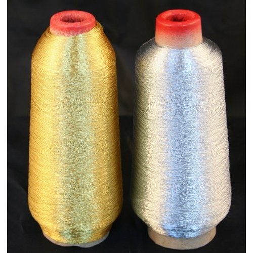 New ThreadNanny Gold & Silver Metallic Machine Embroidery Threads - 10000 Yards