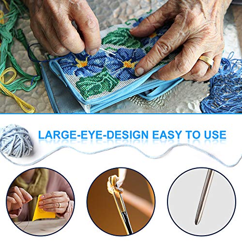 Vodiye 14 Sizes Crochet Hooks Set, 2.0-10.0mm, Metal Crochet Needles - size: 14 Size(2.0-10.0mm)