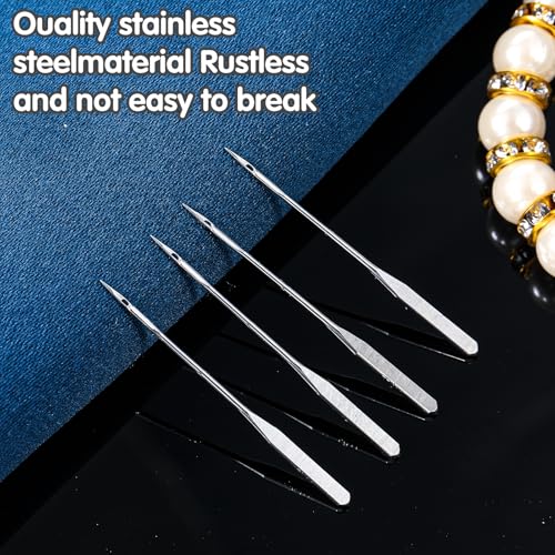 50 Pcs Universal Sewing Machine Needles Size 75/11 Sewing Needles Machine Heavy Duty Quilting Embroidery Machine Needles Regular Point Machine Needles Compatible with Singer Brother Sewing Machine