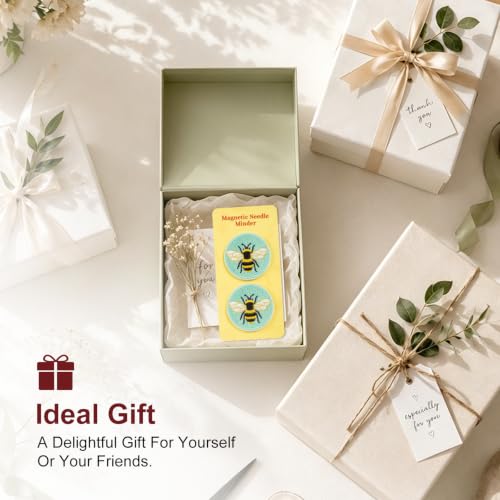 YUOROS Needle Minder Magnet for Embroidery - color: Bee