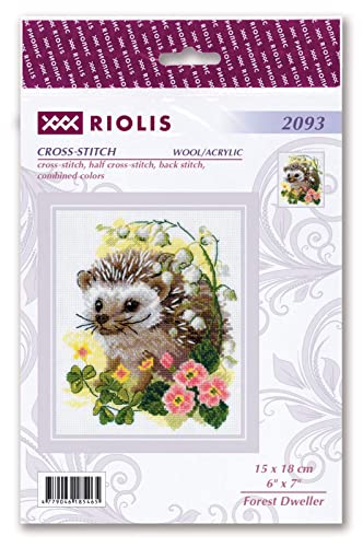 RIOLIS 2093 Forest Dweller Counted Cross Stitch Kit 6 x 7 in - style: Forest Dweller 2093