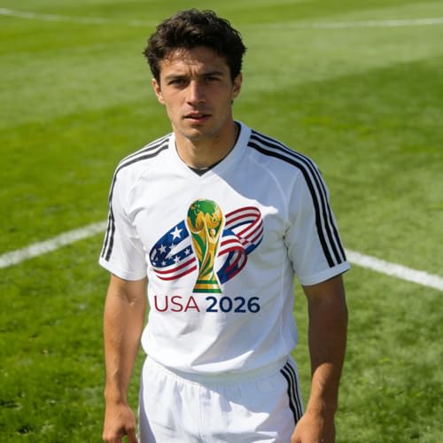 24Pcs Soccer Cup 2026 Dtf Transfers Ready to Press USA Canada Mexico Soccer Cup Iron on Transfers for Tshirts Vinyl Stickers for Clothing Pillows Bag DIY Crafts - color: Soccer Cup 2026