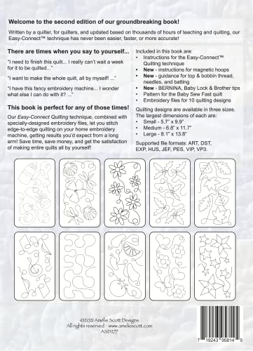Edge-to-Edge Quilting on Your Embroidery Machine 2nd Edition
