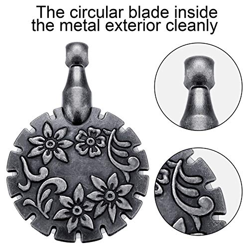 Mudder 2 Pcs Yarn Cutter Pendant Metal,Antique Silver - color: Antique Silver