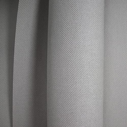 19" x 28" 14CT Counted Cotton Aida Cloth Cross Stitch Fabric (Medium Grey) - color: Medium Grey