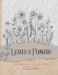 leaves & flowers for embroidery & punch needle: Punch Needle leaves & flowers 197 pages Creative Projects (Shadows and Colors of Flowers)