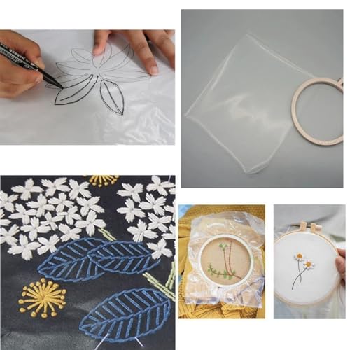 Water Soluble Canvas Cloth,14 Count Aida Cloth(100 x 22cm) - size: 100 x 22cm