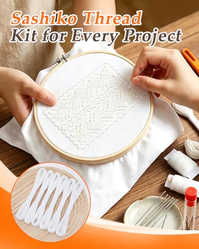 eZAKKA 30Pk Sashiko Stencils 4.7x4.7in, Reusable Patterns for Craft Sewing - color: Sashiko Pattern Set(30Pcs)