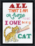 My Cat Counted Cross Stitch Kit