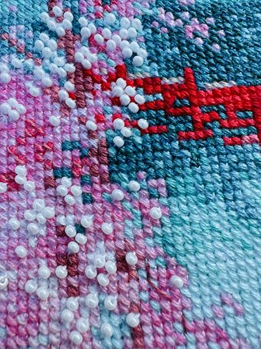 RIOLIS 1745 Sakura. Bridge Counted Cross Stitch Kit 7.09 x 9.45 in - style: Sakura. Bridge 1745